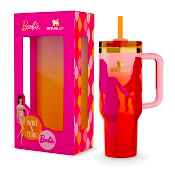 Excluded: Stanley x Barbie 60’s Twist & Turn Flowstate 40 oz Quencher - Picture 1 of 5
